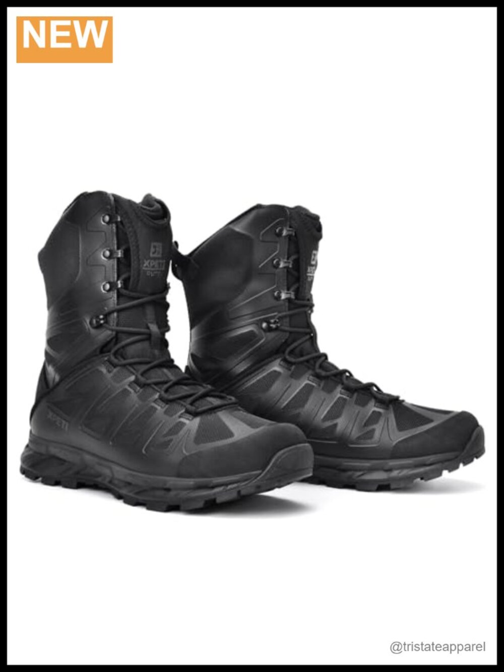 Men's Waterproof Tactical Boots Quick Lace Slip-Resistant Ankle-High